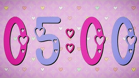 5 Minute Chill Countdown Timer with Relaxing Music | Bubbles & Butterflies Lo-Fi Break