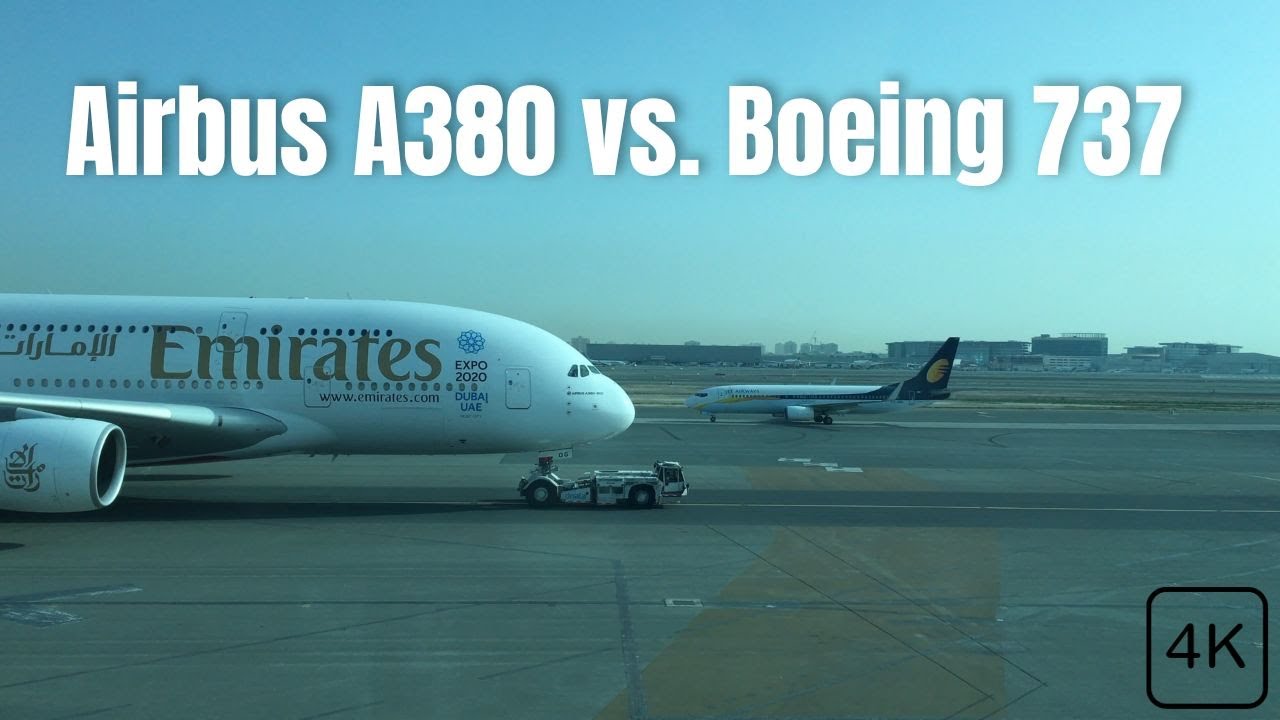 airbus-a380-vs-boeing-737-at-dubai-international-airport-dxb-youtube