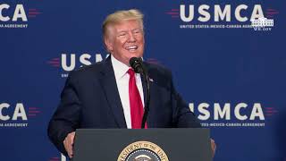 President Trump Remarks on the Passage of the US Mexico Canada Agreement USMCA July 12 2019