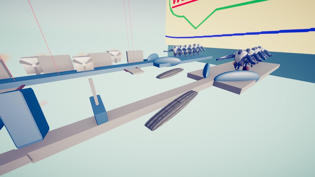Simulation Map Tabs 🔥 UNITS on the MAP of TRAPS Totally Accurate Battle Simulator TABS 🔥 ...