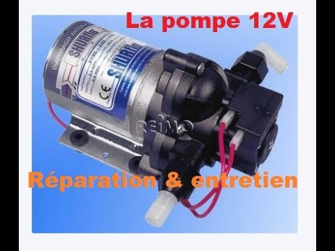 248-NOUVELLE POMPE A EAU 12V DANS LE CAMPING CAR ( FL-40 Pompe à Membrane  VEVOR ) 