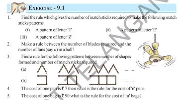 Class 6 | Maths | Chapter -9 | Introduction to Algebra | Exercise 9.1 Solutions | Telangana Board |