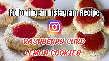 RASPBERRY CURD LEMON  COOKIES/LET’S BAKE TOGETHER 🍋 🤩 🍪 GLUTEN FREE 🚨