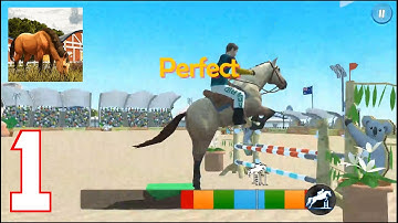 Horse Riding World - Racing Jumping Tales Walkthrough Part 1