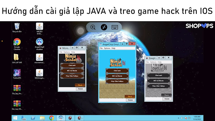 Hướng dẫn giả lập java trên ios