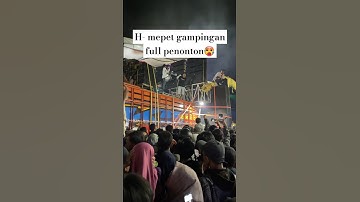 h- mepet gampingan full penonton🥵 #gampingan #karnavalgampingan #viral #viralvideo #karnavalhoreg