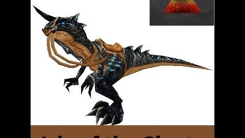 Easy mount guide for raptors at the Isle of Giants.