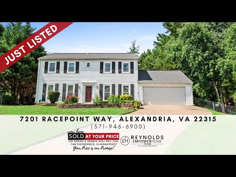 7201 Racepoint Way, Alexandria, VA home video tour