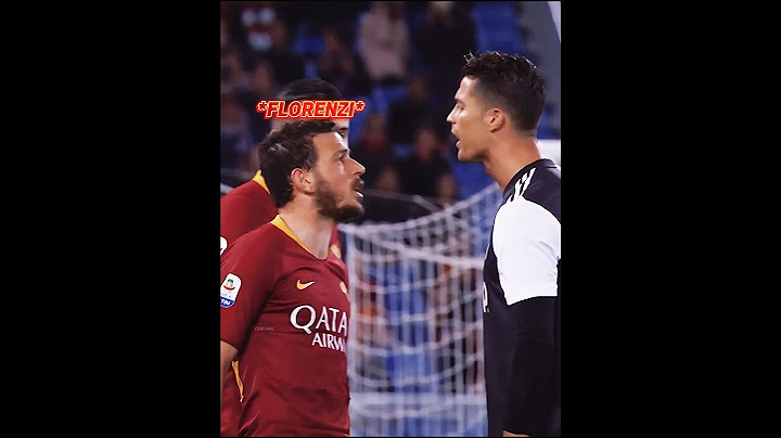 Ronaldo vs Florenzi ☠️
