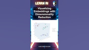 Visualizing Embeddings with Dimensionality Reduction #ai #artificialintelligence #machinelearning
