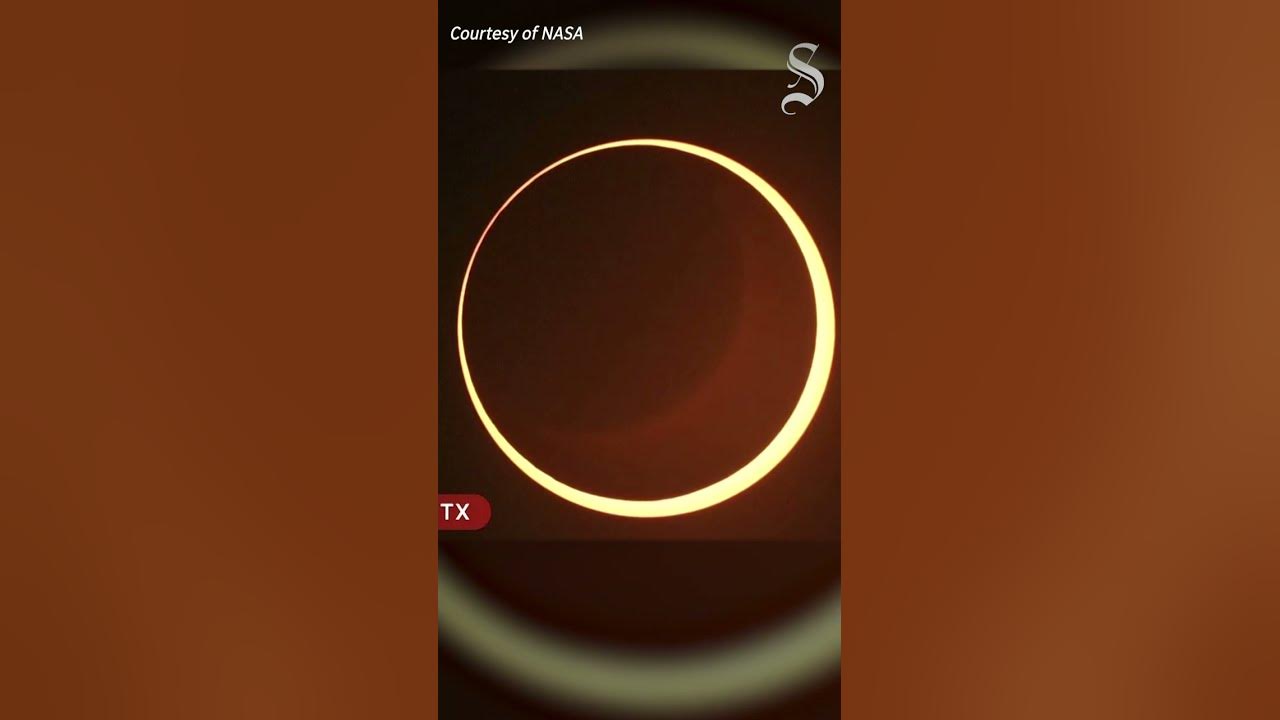 Solar Eclipse 2023 Texas Moment of 'Ring of Fire' totality captured on