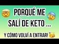 😰 PORQUÉ DEJE LA DIETA KETO ... Y COMO VOLVI A ENTRAR EN KETOSIS | Manu Echeverri