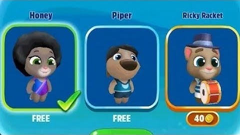 New Talking Tom POOL Episode 1 Level 7-22 Kids Cartoon 2017