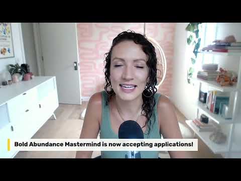 Bold Abundance Mastermind is now accepting applications!