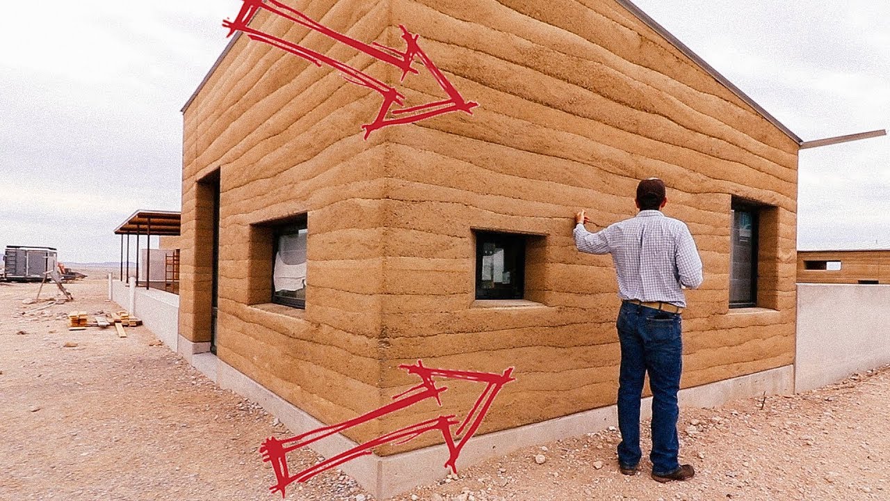 Rammed Earth : You won't Believe Build - YouTube