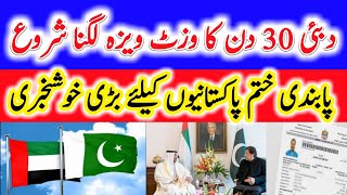 Dubai 30-day visit visa has started, the ban is over, great news for Pakistanis | WoW New Update TV
