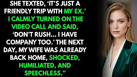 She Texted, ‘It’s Just a Friendly Trip With My Ex.’ I Calmly Turned On the Video Call and#storytime 