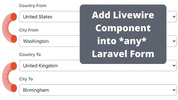 Livewire Reusable Component: Dependent Dropdowns Parent-Child