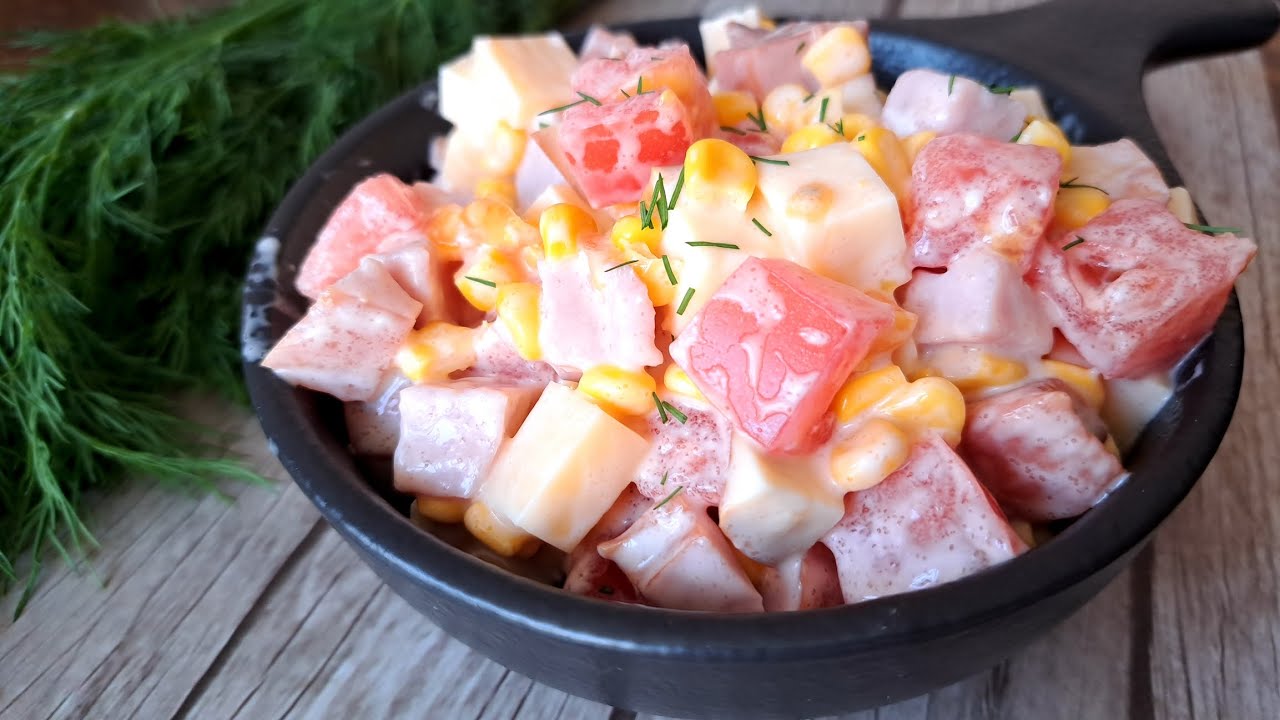 САЛАТ 2 сира @100food5 - YouTube