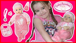 Baby Annabell Doll 43cm Real Tears Unboxing | Valentina ToysReview