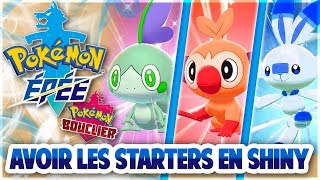 Pokemon Epée Bouclier : Avoir les 3 Starters SHINY !