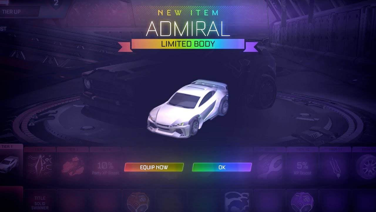 I GOT THE *NEW* ADMIRAL CAR IN ROCKET LEAGUE! | BEST CAR!