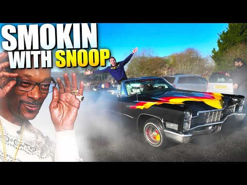 WE DID A BURNOUT IN SNOOP DOGGS CAR! @AdamC3046