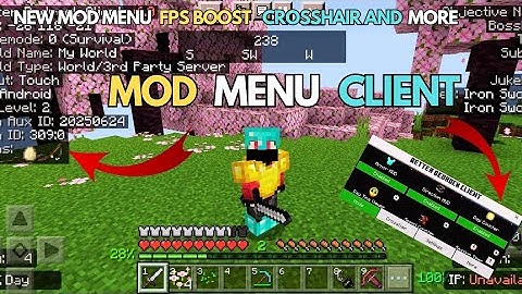 New Client Realesed For Minecraft Pe || Better Bedrock Client V6.