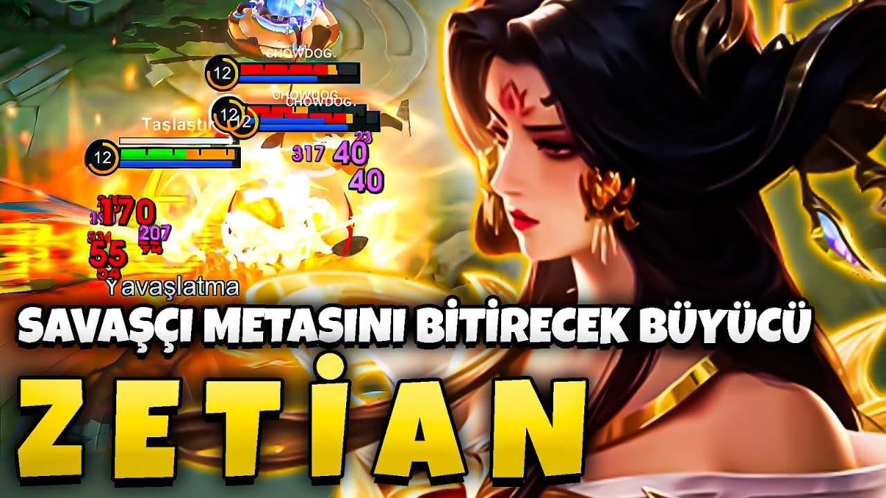 SAVAŞÇI METASININ KÖKÜNÜ KURUTAN BÜYÜCÜ ZETİAN! ADCDEN DAHA FAZLA HASARI VAR! - Mobile Legends