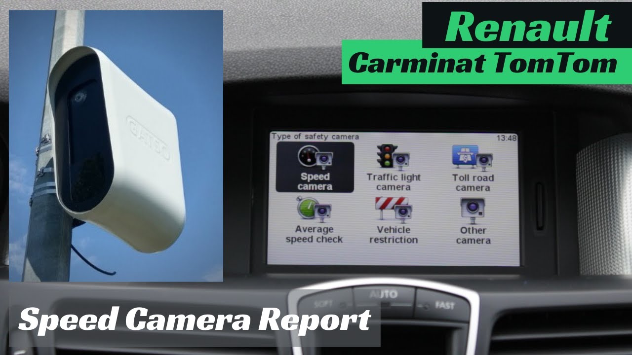 Carminat TomTom How to Report Speed Camera Renault