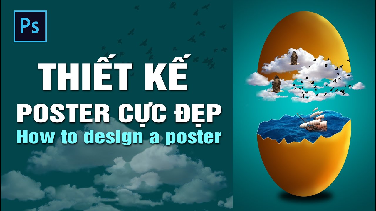 Hướng dẫn chi tiết thiết kế poster trong photoshop | How to design a poster