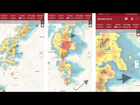 ? Radar opadów i burz – ciekawa aplikacja - jak sprawdzić czy będzie padać lub burza⚡️