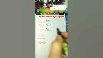 🅰️Alex Signature style🖋️💕#youtubeshorts #ytshorts #youtube