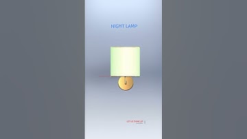Night lamp #solidworks #3ddesign #3d #cad #drawing #solidworks3d #shorts like support 😊