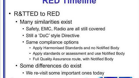 R&TTED to RED transition