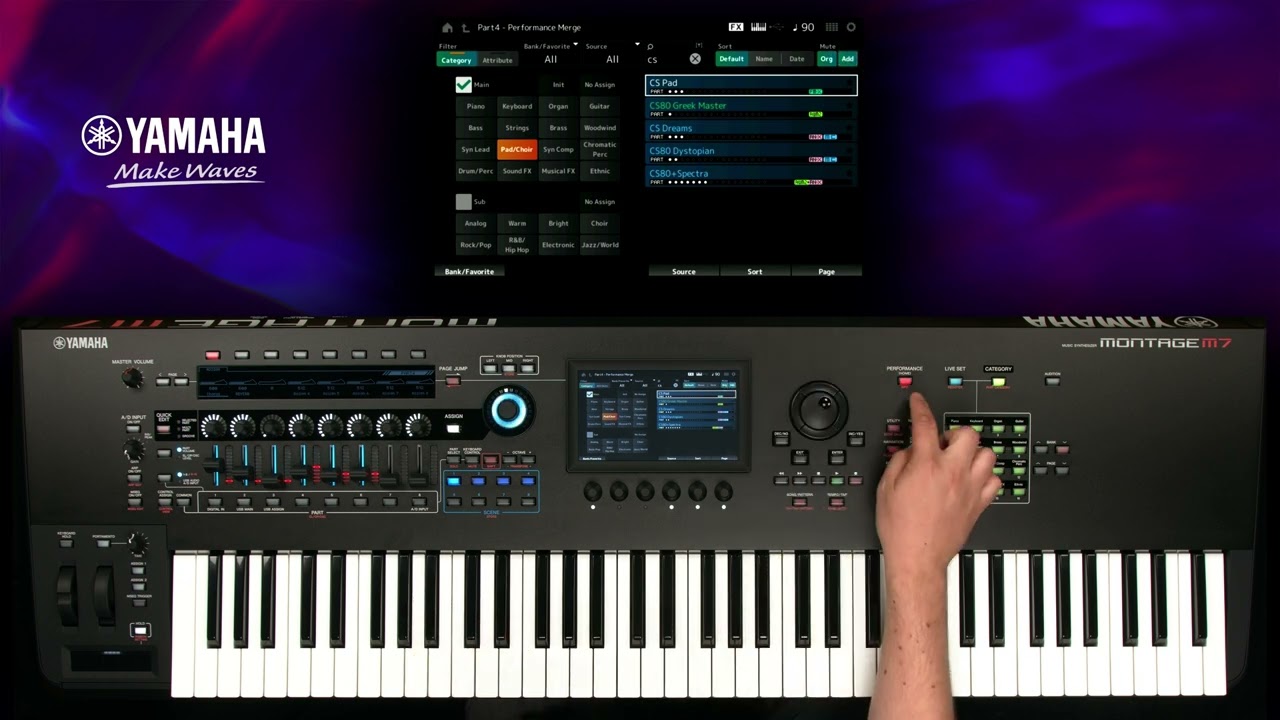 MONTAGE M SynthTips: Combine Multi-Part Performances - YamahaSynth