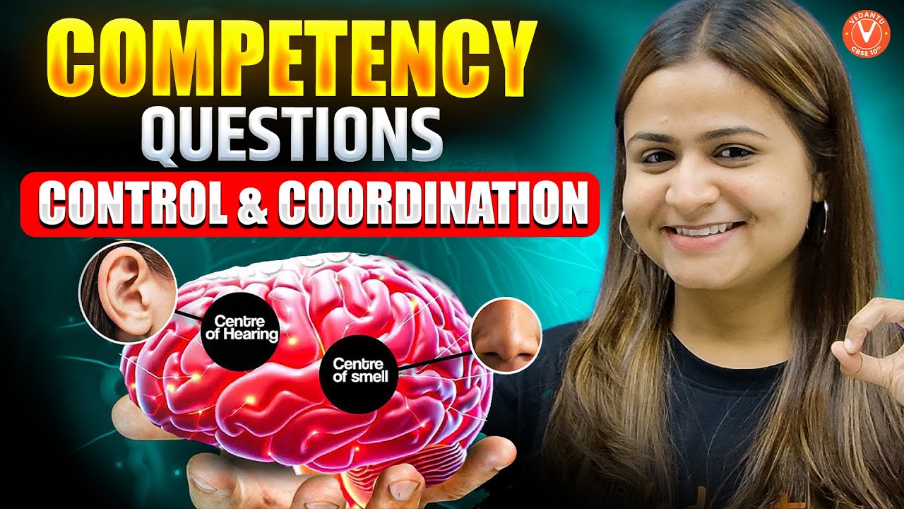 Control and Coordination 🌟 Class 10 Biology | Most Important Competency-Based Questions | Krushi Mam