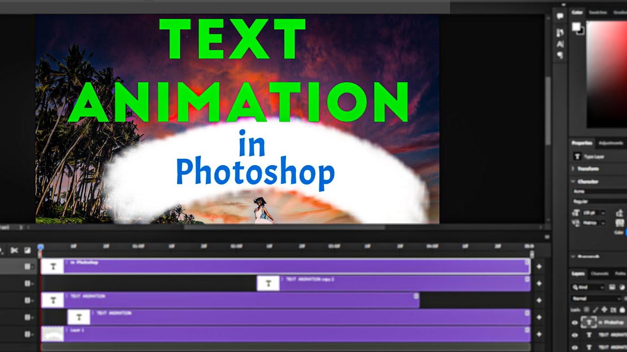 How To Create A Beautiful Animated Effect in PhotoShop