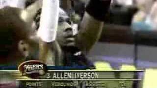 Allen Iverson 2001 Playoff vs Raptors (every single point)