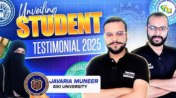Success Story ft. Javaria Muneer | Top Position – GIKI & Mehran University 2025 | High Achiever
