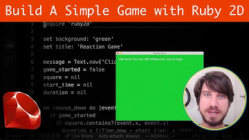 Build your first simple game while learning programming in ruby