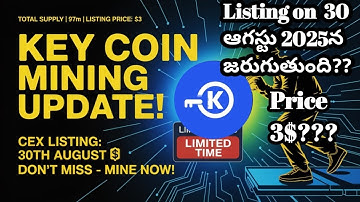KEY Mining App Update in Telugu part4