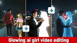 Trending Glowing Girl Ai Video Editing Instagram Glowing Girl Ai Video Editing Glowing Character
