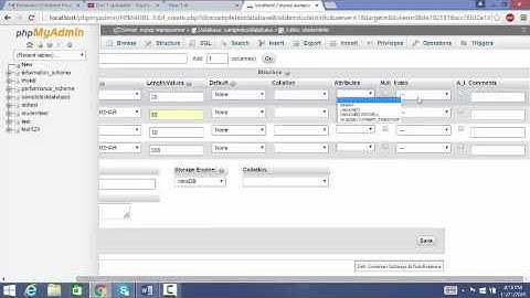 Create DataBase Using MYSQL