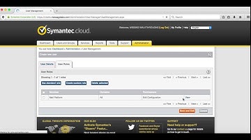Symantec Cloud - Create Dedicated Sync Account