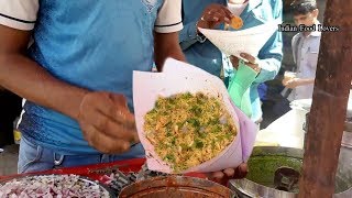 Amazing Hard Working Fastest Bhel Wala in Mumbai | 100 Plates Finish an Hour | Mumbai Street Food