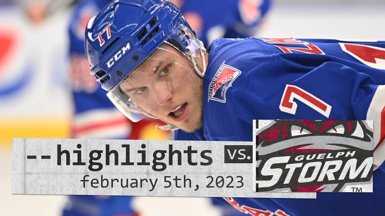 Game Preview: Final match-up for Storm, Rangers - Guelph Storm
