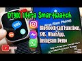 DT900 Ultra Smartwatch - Bluetooth Call Functions, SMS, WhatsApp, Instagram Demo