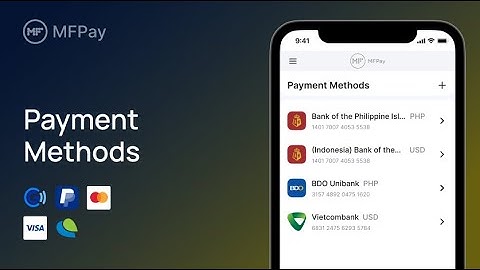 Create your first payment method
