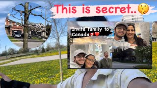 How to invite family to Canada | visitor visa canada | Just a day of student life | Gandhi vlogs |